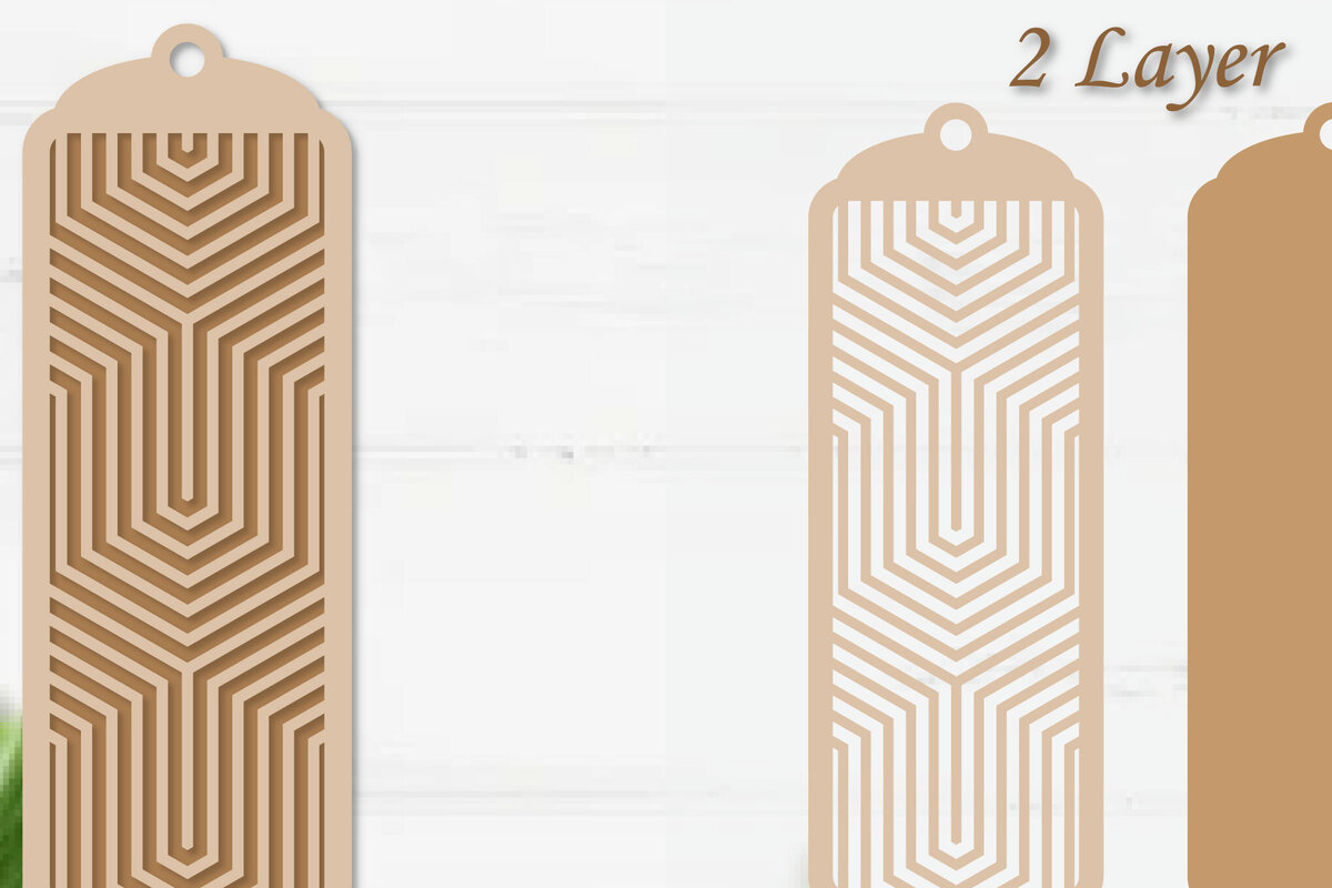 Intra απο ξύλο plywood 3mm-4mm πάχος Σελιδοδείκτης κοπής με λέιζερ με στρώσεις χαρτιού Δίασταση 10x20 cm INTRAFABR-94225280 - Image 1