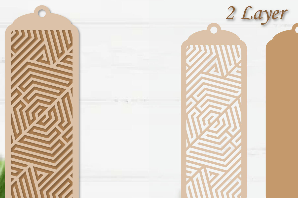Intra απο ξύλο plywood 3mm-4mm πάχος Σελιδοδείκτης κοπής με λέιζερ με στρώσεις χαρτιού Δίασταση 10×20 cm INTRAFABR-94225302