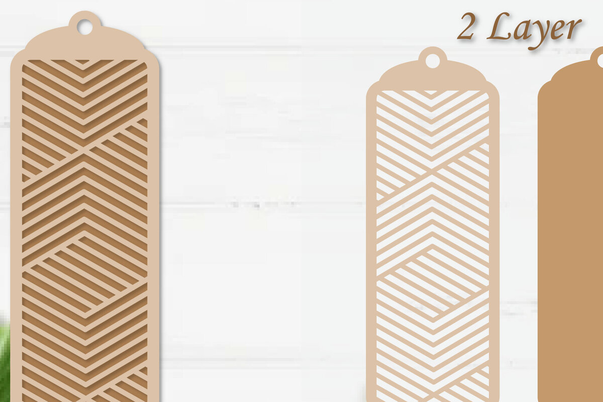 Intra απο ξύλο plywood 3mm-4mm πάχος Σελιδοδείκτης κοπής με λέιζερ με στρώσεις χαρτιού Δίασταση 10x20 cm INTRAFABR-94225644 - Image 1