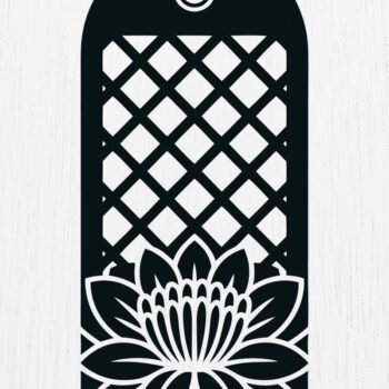 Intra απο ξύλο plywood 3mm-4mm πάχος Σελιδοδείκτης Paper Cut Δίασταση 15x15 cm INTRAFABR-120696771 - Image 5