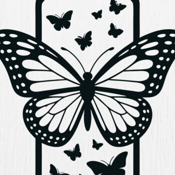 Intra απο ξύλο plywood 3mm-4mm πάχος Προσθήκη σελιδοδείκτη Paper Cut Design 11 Δίασταση 15x15 cm INTRAFABR-121029840 - Image 1