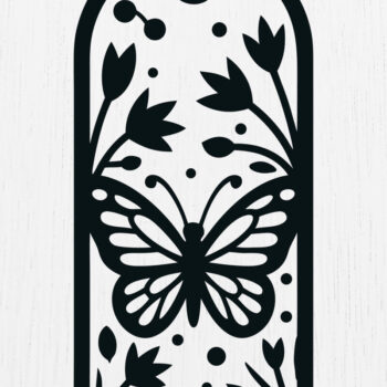 Intra απο ξύλο plywood 3mm-4mm πάχος Προσθήκη σελιδοδείκτη Paper Cut Design 12 Δίασταση 15x15 cm INTRAFABR-121111232 - Image 1