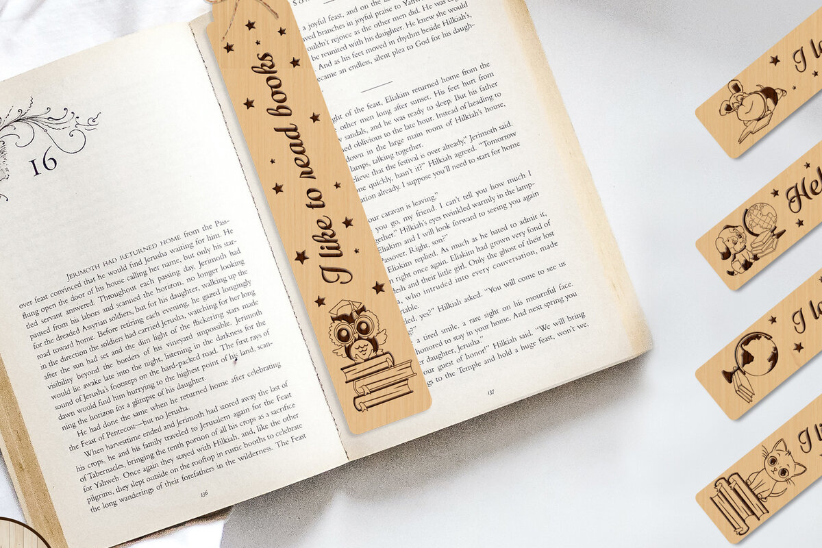 Intra απο ξύλο plywood 3mm-4mm πάχος σελιδοδεικτών, Back to School Crafts Δίασταση 15x15 cm INTRAFABR-76587512 - Image 1
