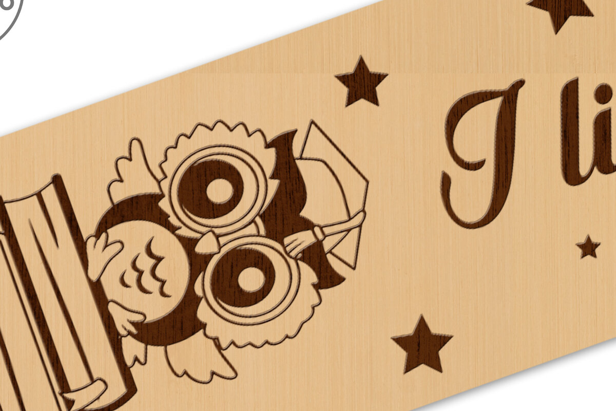 Intra απο ξύλο plywood 3mm-4mm πάχος σελιδοδεικτών, Back to School Crafts Δίασταση 15x15 cm INTRAFABR-76587512 - Image 7