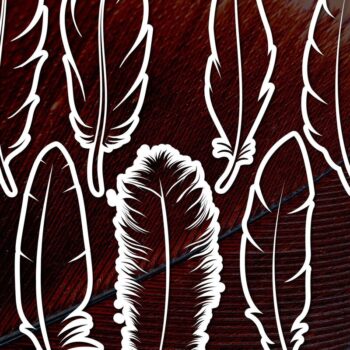 Intra απο ξύλο plywood 3mm-4mm πάχος Σελιδοδείκτες Φτερά Cut  Δίασταση 10x20 cm INTRAFABR-32202535 - Image 1