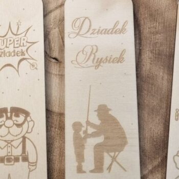 Intra απο ξύλο plywood 3mm-4mm πάχος Σελιδοδείκτες για Βιβλία για τη γιαγιά. Δίασταση 15x15 cm INTRAFABR-58894610 - Image 3