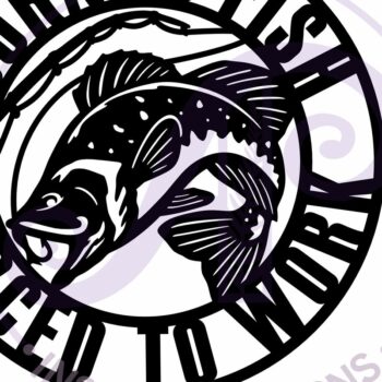 Intra απο ξύλο plywood 3mm-4mm πάχος Γεννήθηκε από ψάρια που αναγκάζονται να εργαστούν Τέχνη τοίχου Δίασταση 10x10 cm INTRAFABR-116496647 - Image 4