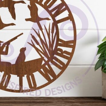 Intra απο ξύλο plywood 3mm-4mm πάχος Γεννημένος στο Hunt Αναγκασμένος να Δουλέψει Ducking Hunt Δίασταση 10x10 cm INTRAFABR-118636949 - Image 3