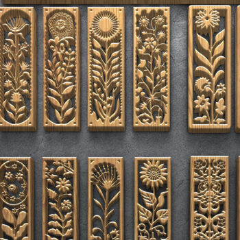 Intra απο ξύλο plywood 3mm-4mm πάχος Botanical Bloom  Panel Pack Δίασταση 3200x7200 cm INTRAFABR-124641478 - Image 1