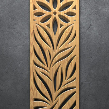 Intra απο ξύλο plywood 3mm-4mm πάχος Botanical Floral  Panel Δίασταση 3600x5400 cm INTRAFABR-122886350 - Image 4