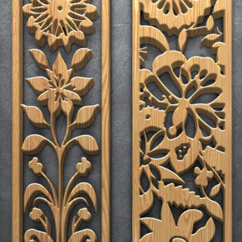 Intra απο ξύλο plywood 3mm-4mm πάχος Πάνελ  Botanical Floral Δίασταση 3200x7200 cm INTRAFABR-124922660 - Image 2