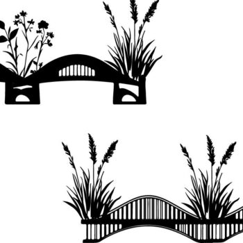 Intra απο ξύλο plywood 3mm-4mm πάχος Γέφυρα Βοτανικού Κήπου Δίασταση 15x15 cm INTRAFABR-112436722 - Image 1