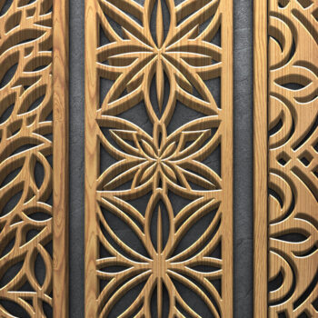 Intra απο ξύλο plywood 3mm-4mm πάχος πάνελ βοτανικής Δίασταση 3600x5400 cm INTRAFABR-122885756 - Image 2