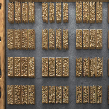 Intra απο ξύλο plywood 3mm-4mm πάχος πάνελ τοίχου Botanical Cut  Δίασταση 3200x7200 cm INTRAFABR-125108116 - Image 1