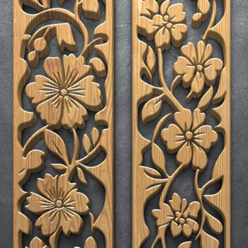 Intra απο ξύλο plywood 3mm-4mm πάχος πάνελ τοίχου Botanical Cut  Δίασταση 3200x7200 cm INTRAFABR-125108116 - Image 2