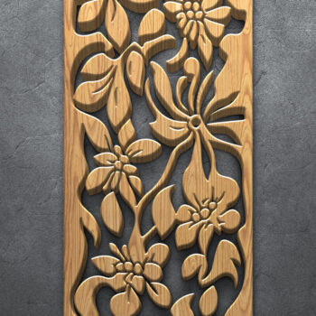 Intra απο ξύλο plywood 3mm-4mm πάχος πάνελ τοίχου Botanical Cut  Δίασταση 3200x7200 cm INTRAFABR-125108116 - Image 4