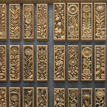 Intra απο ξύλο plywood 3mm-4mm πάχος Panel Botanical  Δίασταση 3200x7200 cm INTRAFABR-124704949 - Image 1