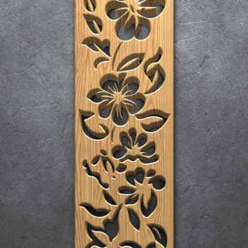 Intra απο ξύλο plywood 3mm-4mm πάχος Botanical Stripe  Δίασταση 3200x7200 cm INTRAFABR-125106121 - Image 4
