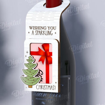 Intra απο ξύλο plywood 3mm-4mm πάχος ετικετών θήκης δωροκάρτας λαιμού μπουκαλιού Δίασταση 30x20 cm INTRAFABR-123025194 - Image 4