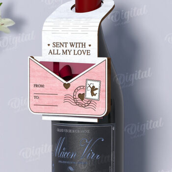 Intra απο ξύλο plywood 3mm-4mm πάχος Λέιζερ ετικέτας θήκης δώρου κάρτας λαιμού μπουκαλιού Δίασταση 30x20 cm INTRAFABR-122963577 - Image 1