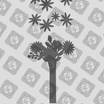 Intra απο ξύλο plywood 3mm-4mm πάχος Μπουκέτο λουλούδια Διακόσμηση σπιτιού Δίασταση 15x15 cm INTRAFABR-70609814 - Image 1