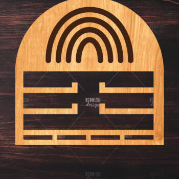 Intra απο ξύλο plywood 3mm-4mm πάχος Φιόγκος Ξύλινο Νηπιαγωγείο Κοπή  Δίασταση 15x15 cm INTRAFABR-121036574 - Image 1