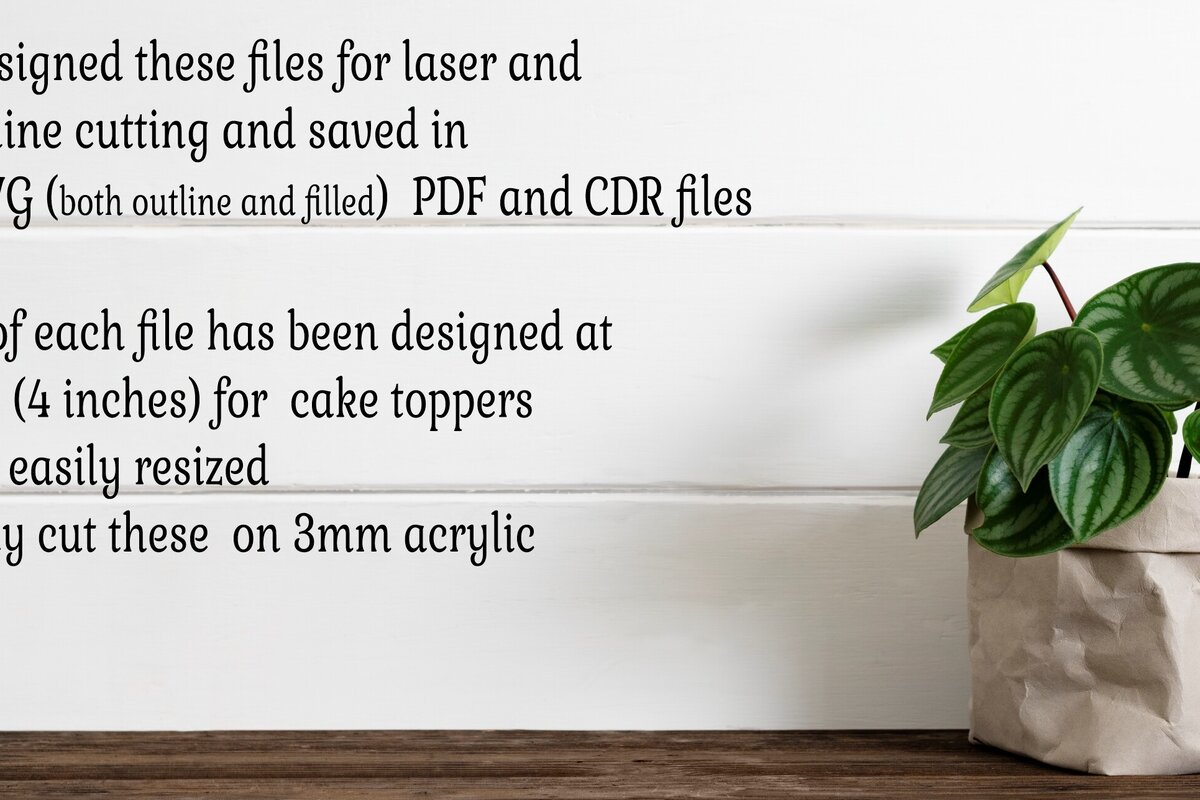 Intra απο ξύλο plywood 3mm-4mm πάχος Φιόγκοι Νούμερο Cake , 16 σχέδια Δίασταση 30x20 cm INTRAFABR-120453598 - Image 5