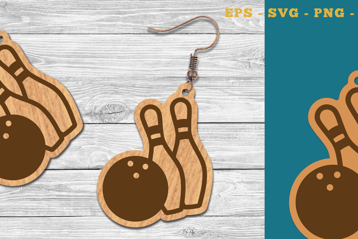 Intra απο ξύλο plywood 3mm-4mm πάχος Σκουλαρίκια Bowling Ball Δίασταση 3x3 cm INTRAFABR-111469326