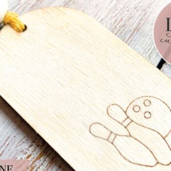 Intra απο ξύλο plywood 3mm-4mm πάχος Ετικέτα ονόματος μπόουλινγκ Δίασταση 30x20 cm INTRAFABR-74485558 - Image 3