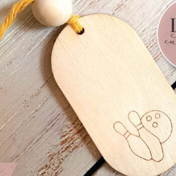Intra απο ξύλο plywood 3mm-4mm πάχος Ετικέτα ονόματος μπόουλινγκ Δίασταση 30x20 cm INTRAFABR-74485558 - Image 4