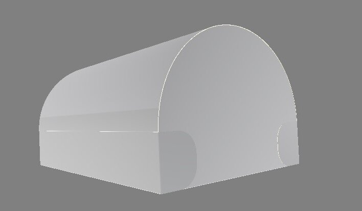 Intra απο ξύλο plywood 3mm-4mm πάχος Κουτί κυρτό επάνω μέρος Δίασταση 30x20 cm INTRAFABR-28145839