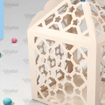 Intra απο ξύλο plywood 3mm-4mm πάχος Box Paper Cut . 3D κουτί δώρου Δίασταση 10x10 cm INTRAFABR-90264526 - Image 4