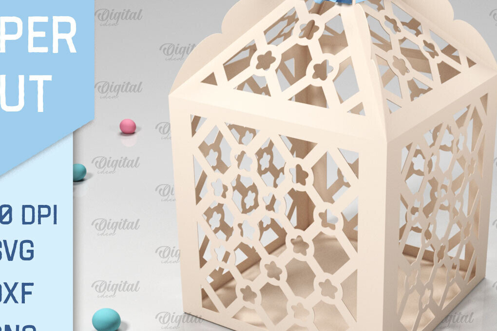 Intra απο ξύλο plywood 3mm-4mm πάχος Box Paper Cut . Τρισδιάστατη χάρτινη κοπή σε κουτί δώρου Δίασταση 10x10 cm INTRAFABR-90262930