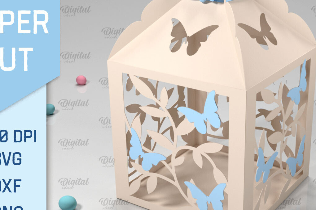 Intra απο ξύλο plywood 3mm-4mm πάχος Box Paper Cut . Τρισδιάστατη χάρτινη κοπή σε κουτί δώρου Δίασταση 10x10 cm INTRAFABR-90262161