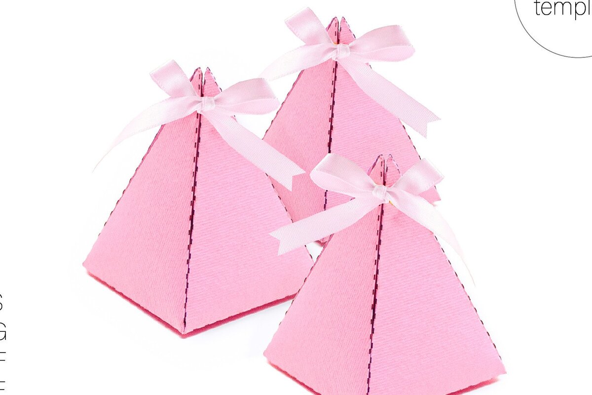 Intra απο ξύλο plywood 3mm-4mm πάχος Box Template Box Favor Box Pyramid Δίασταση 15x15 cm INTRAFABR-38040443