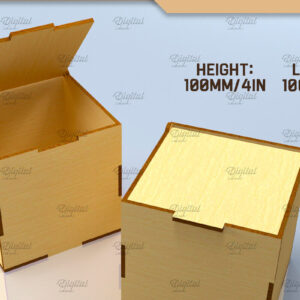 Intra απο ξύλο plywood 3mm-4mm πάχος Κουτί με αναποδογυρισμένο καπάκι. Τρισδιάστατη Δίασταση 30x20 cm INTRAFABR-83493652