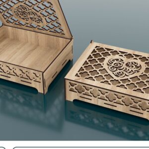 Intra απο ξύλο plywood 3mm-4mm πάχος Κουτί με Cut Heart  Δίασταση 15x15 cm INTRAFABR-57353110