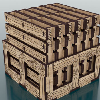 Intra απο ξύλο plywood 3mm-4mm πάχος Coaster Pallet Coaster Δίασταση 15x15 cm INTRAFABR-57144003 - Image 4