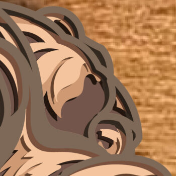 Intra απο ξύλο plywood 3mm-4mm πάχος Boxer Dog Multilayer /Vector Dog/Laye Δίασταση 30x20 cm INTRAFABR-82353523 - Image 6