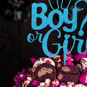 Intra απο ξύλο plywood 3mm-4mm πάχος Boy or Girl Baby Cake Topper Δίασταση 30x20 cm INTRAFABR-28976294