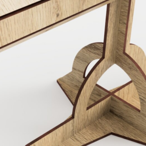 Intra απο ξύλο plywood 3mm-4mm πάχος Βραχιόλι λιανικής προβολής Βάση κοπής με λέιζερ Δίασταση 3x3 cm INTRAFABR-93794875