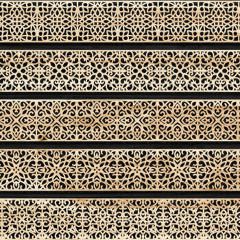 Intra απο ξύλο plywood 3mm-4mm πάχος Πρότυπο βραχιόλι κοπής με λέιζερ Δίασταση 5x5 cm INTRAFABR-71607016 - Image 1