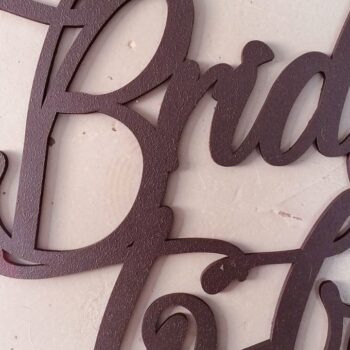 Intra απο ξύλο plywood 3mm-4mm πάχος Bride to Be Sign Glowforge  Δίασταση 15x15 cm INTRAFABR-35835492 - Image 1