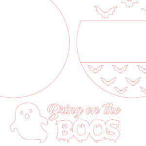 Intra απο ξύλο plywood 3mm-4mm πάχος Φέρτε το περικοπής Boos Ghost Sign Δίασταση 15x15 cm INTRAFABR-102202264 - Image 4