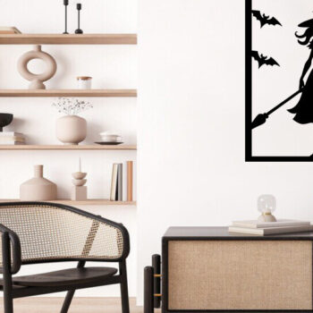 Intra απο ξύλο plywood 3mm-4mm πάχος κοπής με λέιζερ μεταλλικό τοίχου με σκουπόξυλο Δίασταση 40x40 cm INTRAFABR-102993361 - Image 2