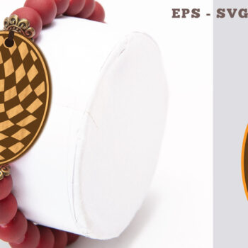 Intra απο ξύλο plywood 3mm-4mm πάχος Καφέ Cheacker Pattern Δίασταση 15x15 cm INTRAFABR-104773314 - Image 1