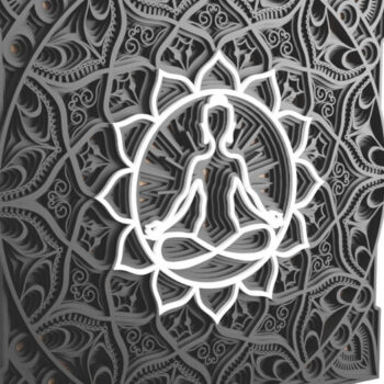 Intra απο ξύλο plywood 3mm-4mm πάχος Βούδας Μάνταλα Δίασταση 350x350 cm INTRAFABR-22623688 - Image 3