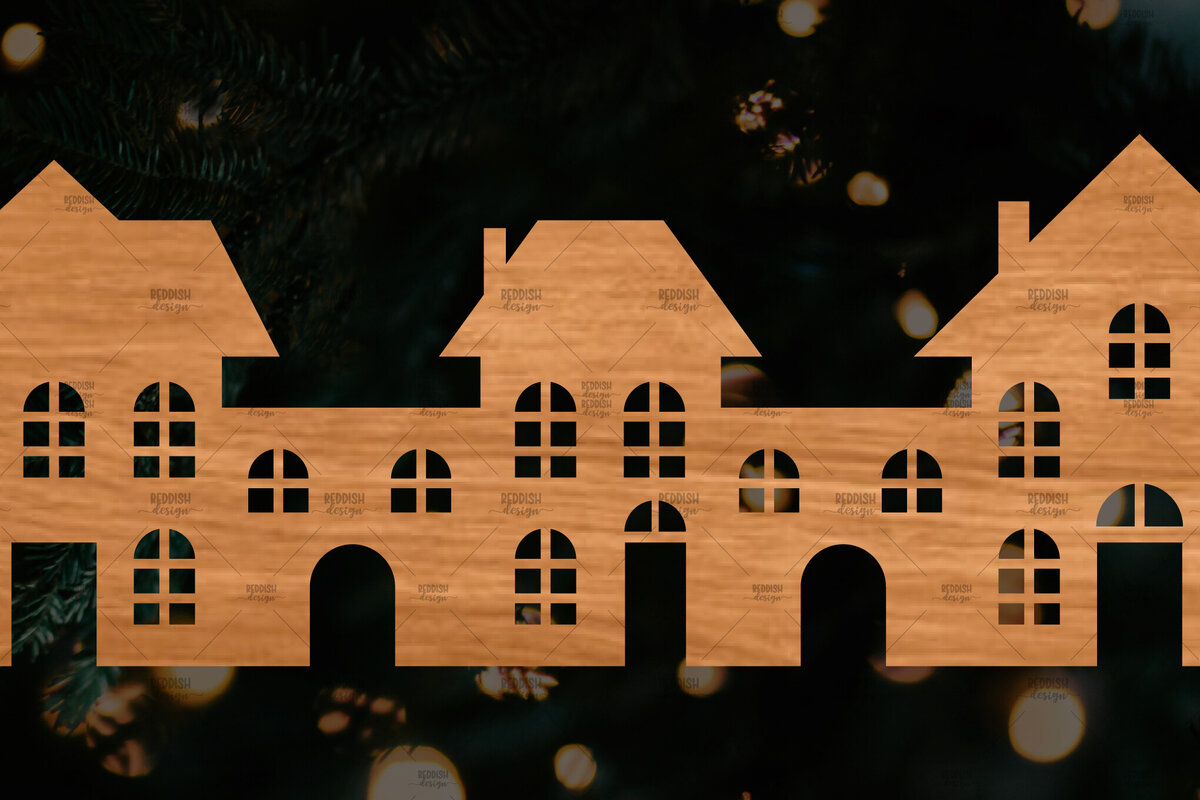 Intra απο ξύλο plywood 3mm-4mm πάχος Κτίρια αποκοπής αρχείου , σπιτιών Δίασταση 15x15 cm INTRAFABR-108110728