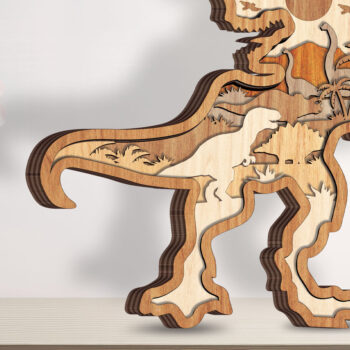 Intra απο ξύλο plywood 3mm-4mm πάχος κομμένου ζώου σε επίπεδο σχεδίασης πακέτου 6 Δίασταση 10x10 cm INTRAFABR-95129994 - Image 3