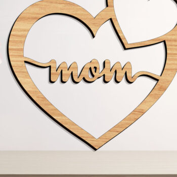 Intra απο ξύλο plywood 3mm-4mm πάχος κομμένου πακέτου 6 σχεδίων για τη γιορτή της μητέρας Δίασταση 10x10 cm INTRAFABR-95130998 - Image 6